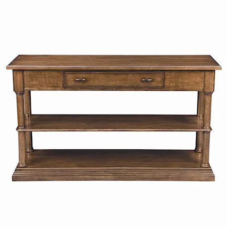 Traditional 1 Drawer Sofa Table